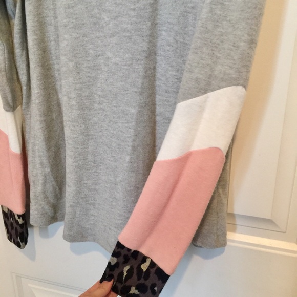 Limelush native people soft leopard contrast top S - Picture 5 of 8